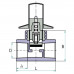 На фото Hi-Therm PP-R concealed valve with cover